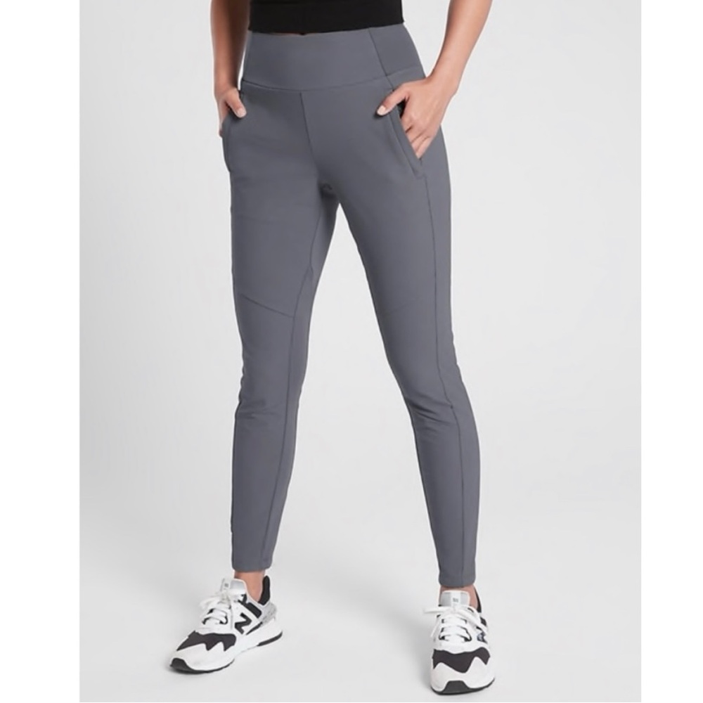 Athleta Grey Headlands Hybrid Trek Tight Legging Pants Size 0